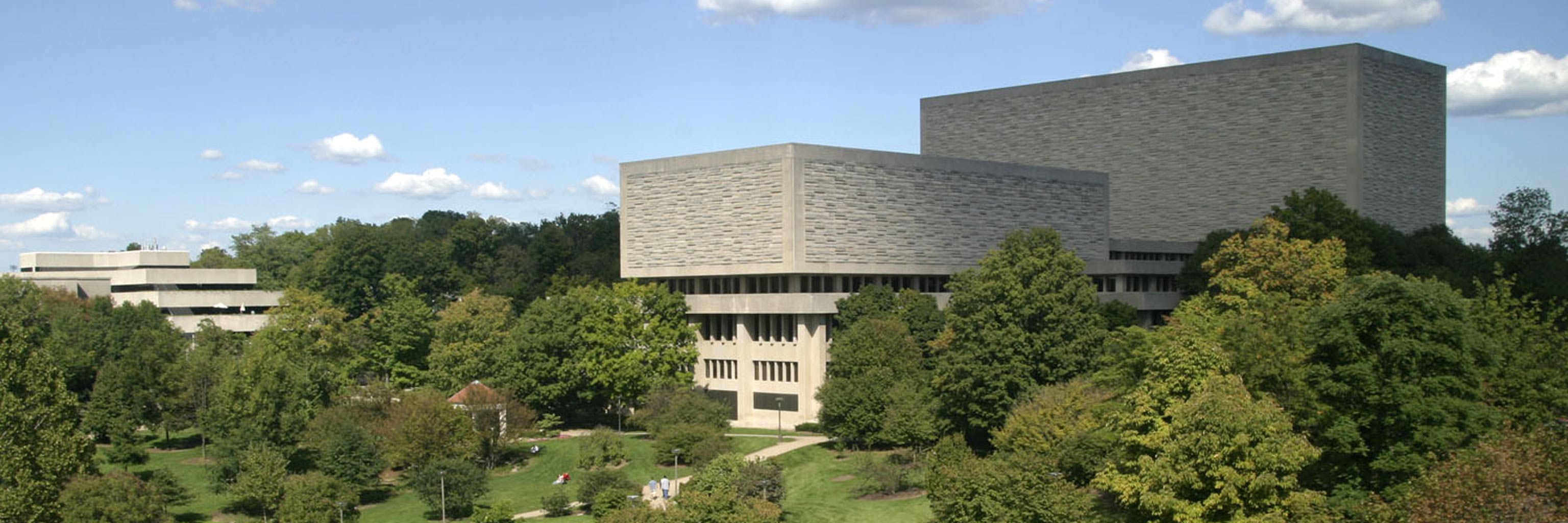 A bird’s eye view of the Wells Library